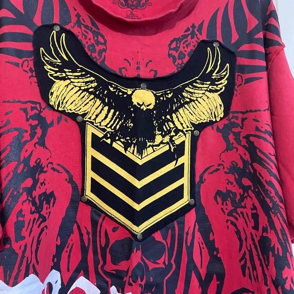 VTG Give Me Face 2000 “Many Are Called” All Over Graphics  T Shirt Men’s XL - Picture 5 of 11